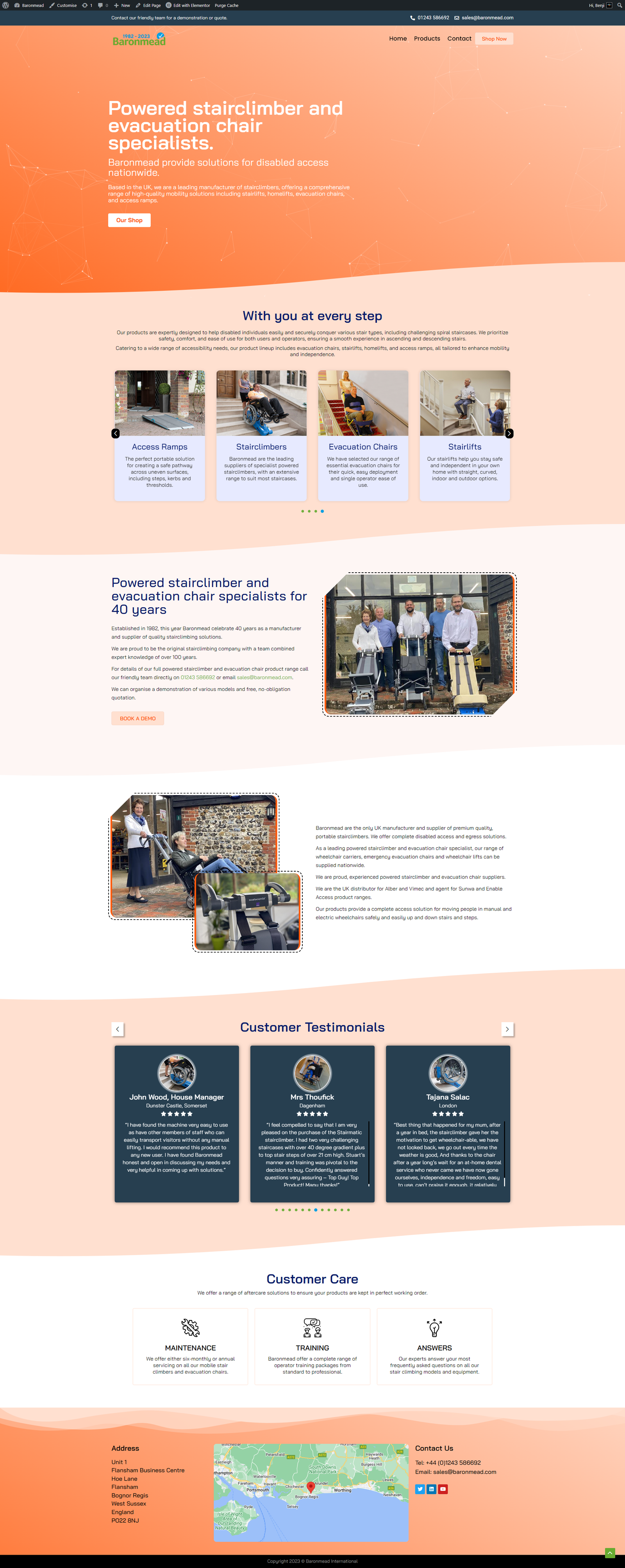 Baronmead website project