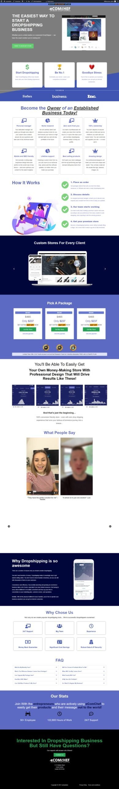 Just Web Dev website project